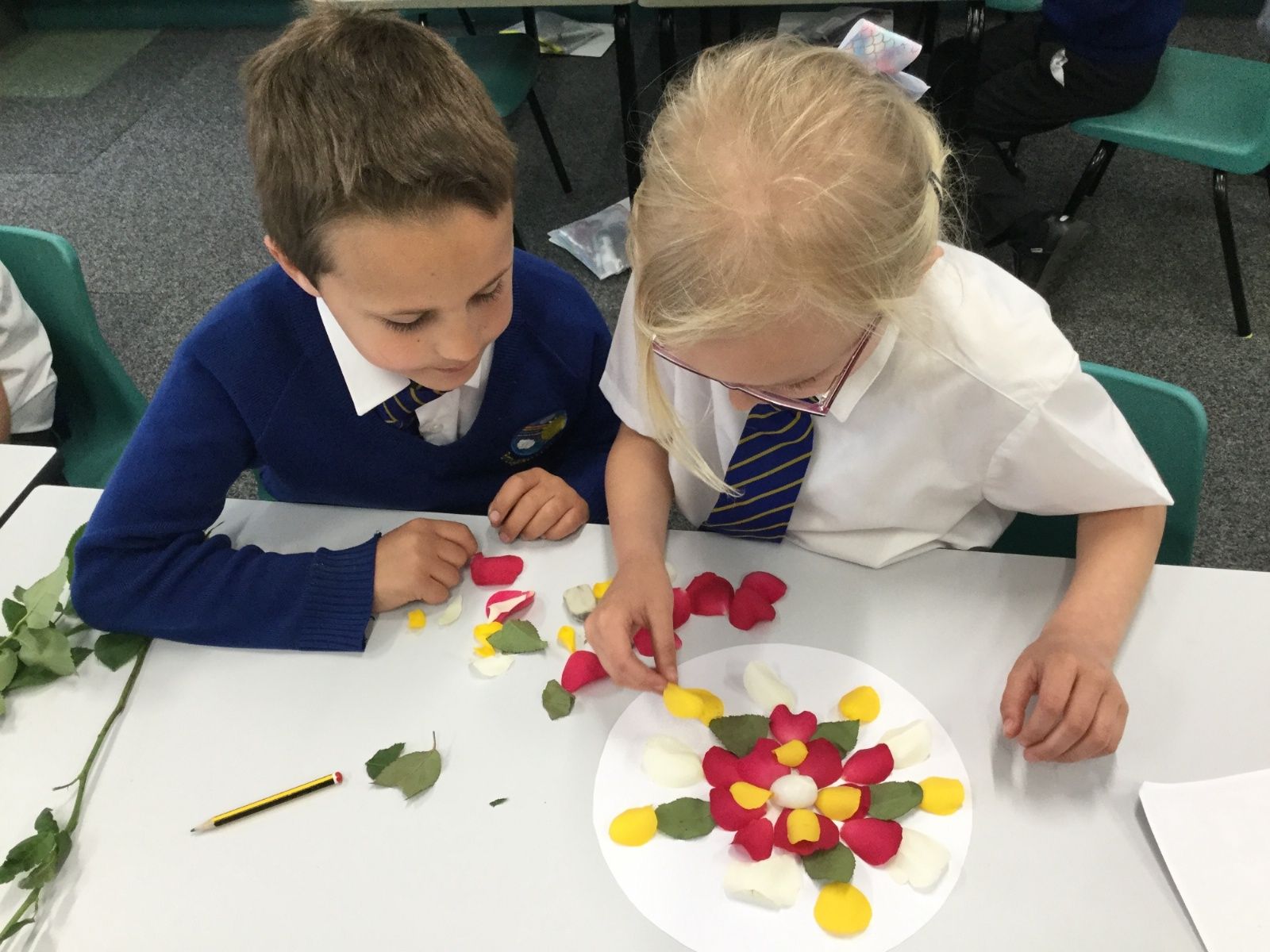 Broughton Primary School Plant Artwork 2021